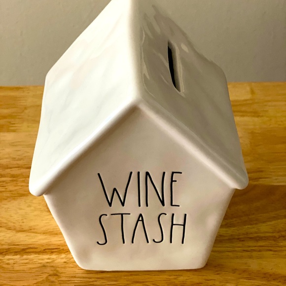 Rae Dunn “WINE STASH” bank - Picture 2 of 3